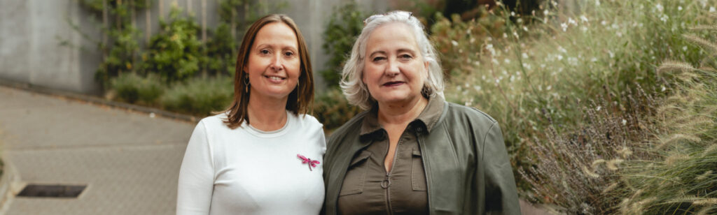 Evelyne Kerger, Directrice générale chez Cohezio et Andréa Cornez, coach